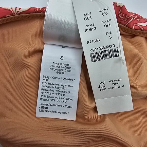 J. Crew Womans size S Curved Waist Cheeky Bikini Bottoms in Tossed Floral NEW - Picture 7 of 8